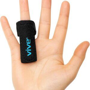 Vive Trigger Finger Splint One Size Adjustable Support Brace Black Universal Fit